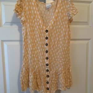 Skylar & Madison Mini Dress Button Front